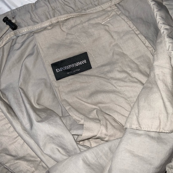 New Emporio Armani, Italian Made, beige, very lightweight, pants, size waist 38” - Picture 2 of 8
